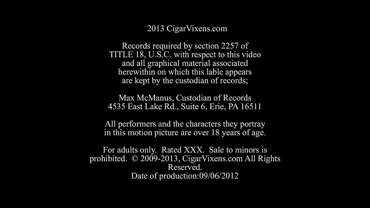 Crystal Frost, Cigar Vixens, Full Video