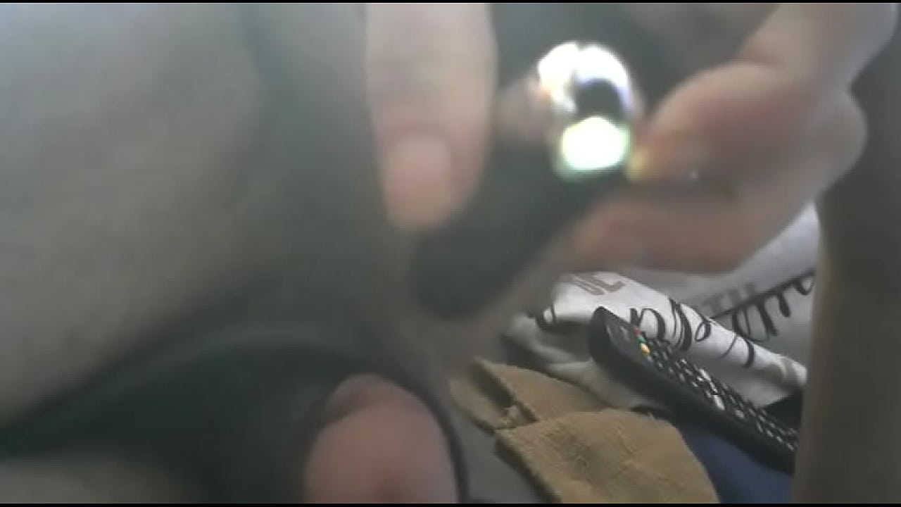 Vibrating penis sleeve with anal toy.