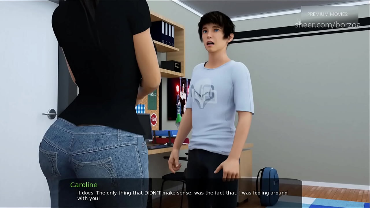 55 - Tight job with my teen roomate with super huge tits (Dubbing - MC)