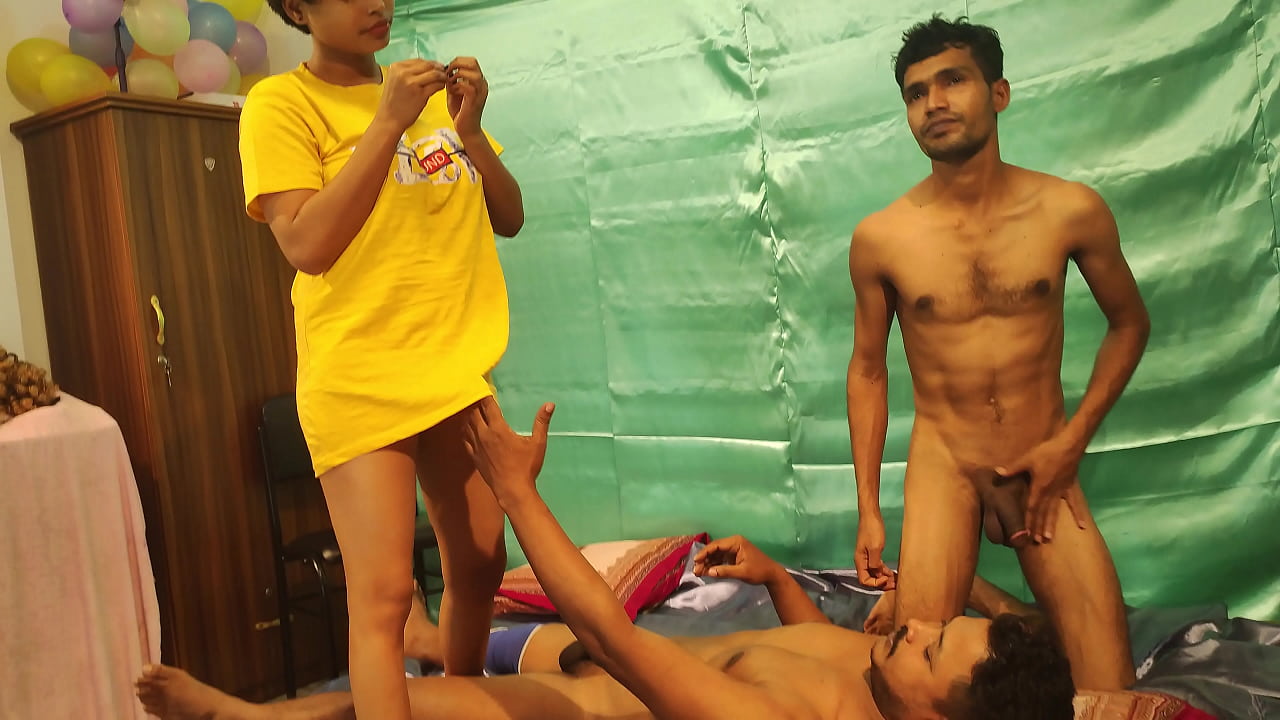 Romantic porn features couple engaging in a lot of foreplay, such as fingering, pussy licking, cock sucking, nipple play, and making out before having sex porn movie. Shathi khatun & hanif & Shapan pramanik . Xxx porn Bbc Amateur blowjob threesome