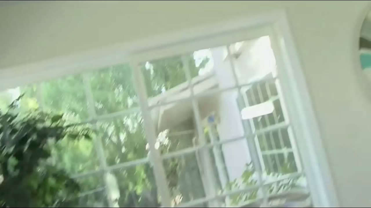 Before taking off her thong, that's buried in her bubble butt crack, she bends over and...