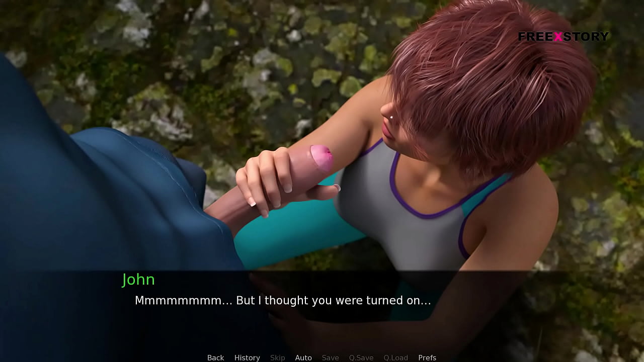 37 - DuskLight Manor - Audrey and John watching other couple doing sex and Audrey gives handjob to John