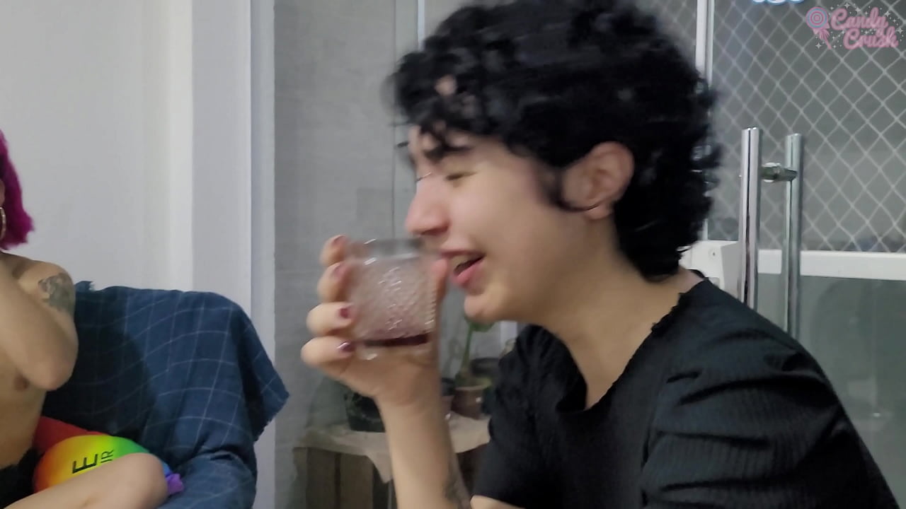 We were just chilling with our friends until everybody was fucking