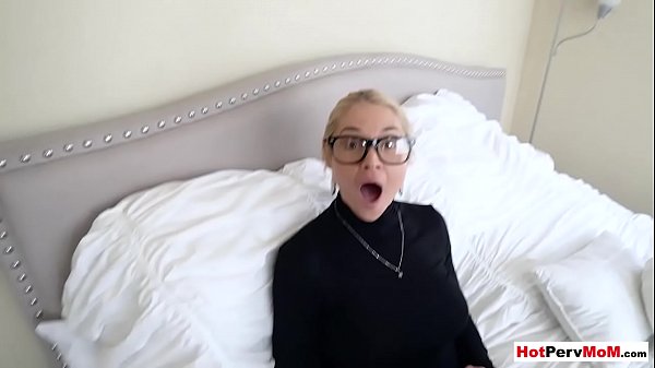 Big boobed MILF stepmom seduces stepson