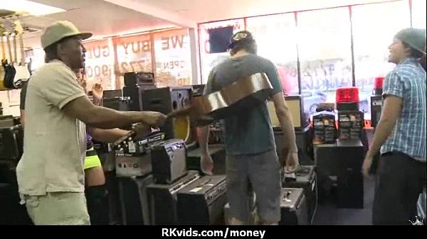 Sexy teen nails her butt on hard dick for cash 13