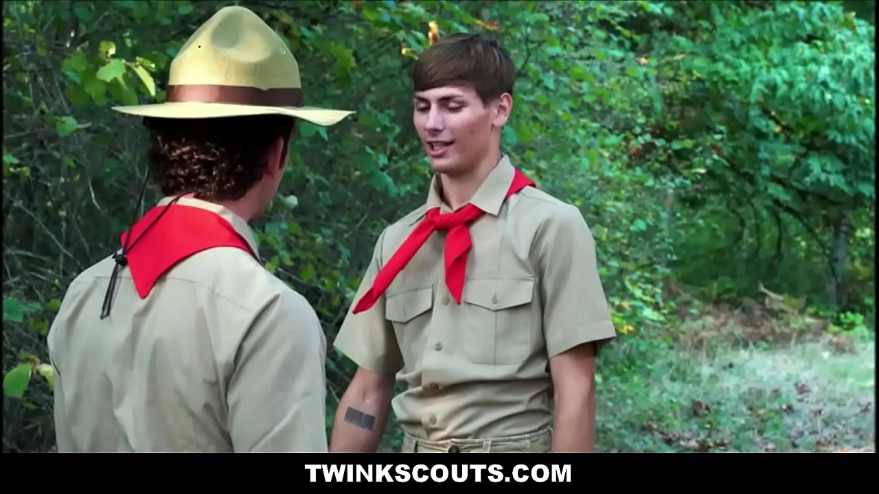 Fit Twink Scout Outdoor Sex With Scout Master