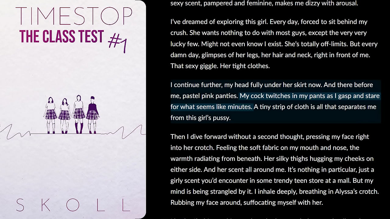 Timestop: The Class Test 1 (audiobook erotica literotica audio story) edit