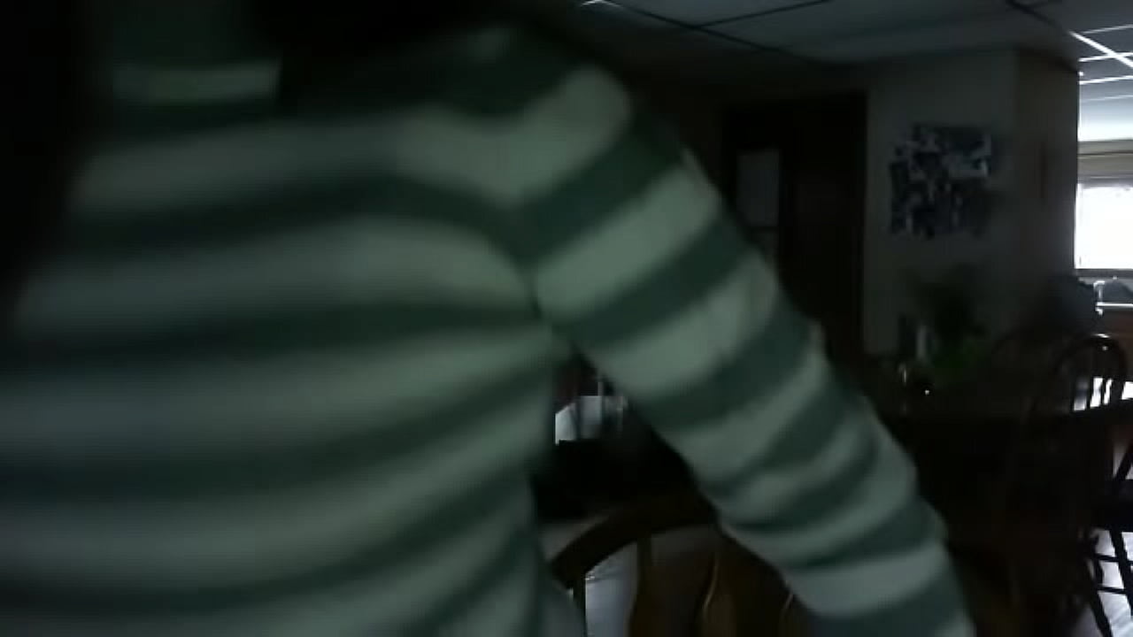 recorded herself on webcam