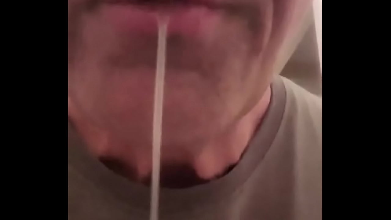 cum drool from my own