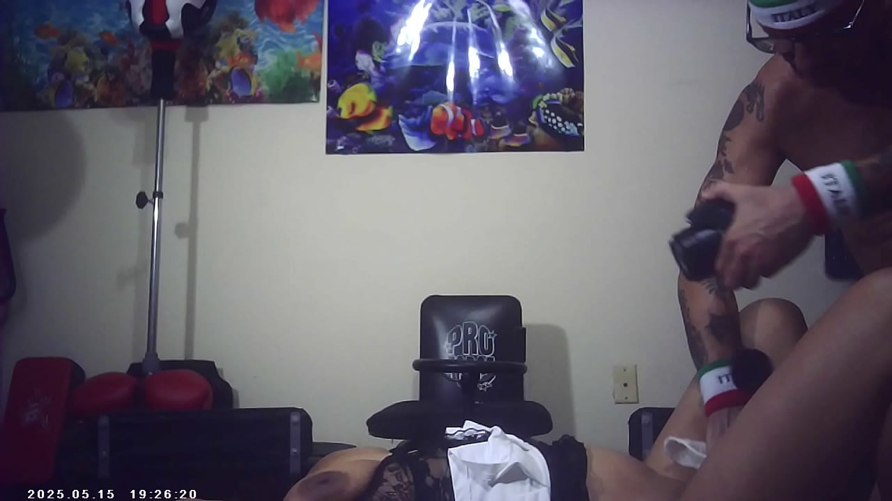 HE FUCKS HER HARD THEN CUMS & THEN HE PUTS IT BACK IN & KEEPS FUCKING HER WITH CUM ON HER