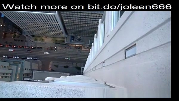 Crazy Russian Girl gives Blowjob from Tower!!