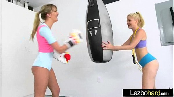 Lez Girls (Charlotte Stokely & Kenna James) In Sex Action clip-10