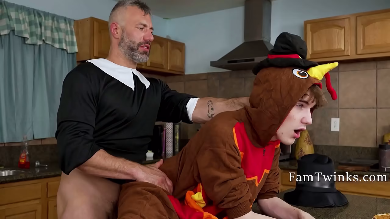 Step Dad Caught Stuffing The Pie Which Ends With A Creampie