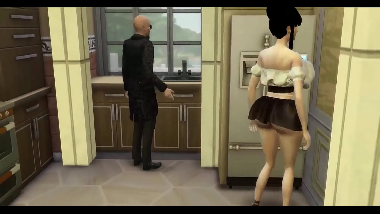 Dragon Ball Porn Epi 53 Maid Chichi Milk Husband Goku Calls His Beautiful Wife to see how her Work is going but the Boss is Fucking her like a Netorare Bitch