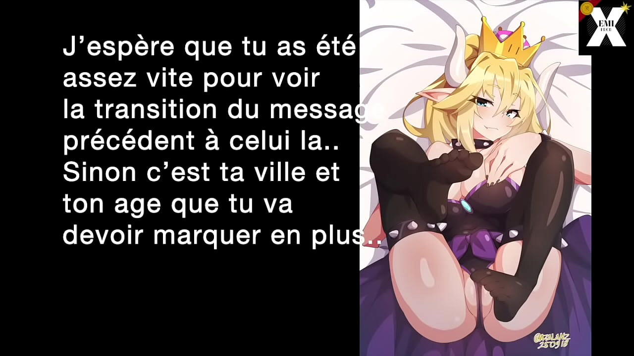 BOWSETTE HENTAI FRENCH JOI SISSY