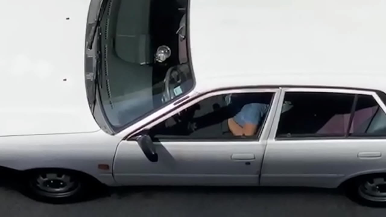 Caught a wanker in his car during lockdown Greece