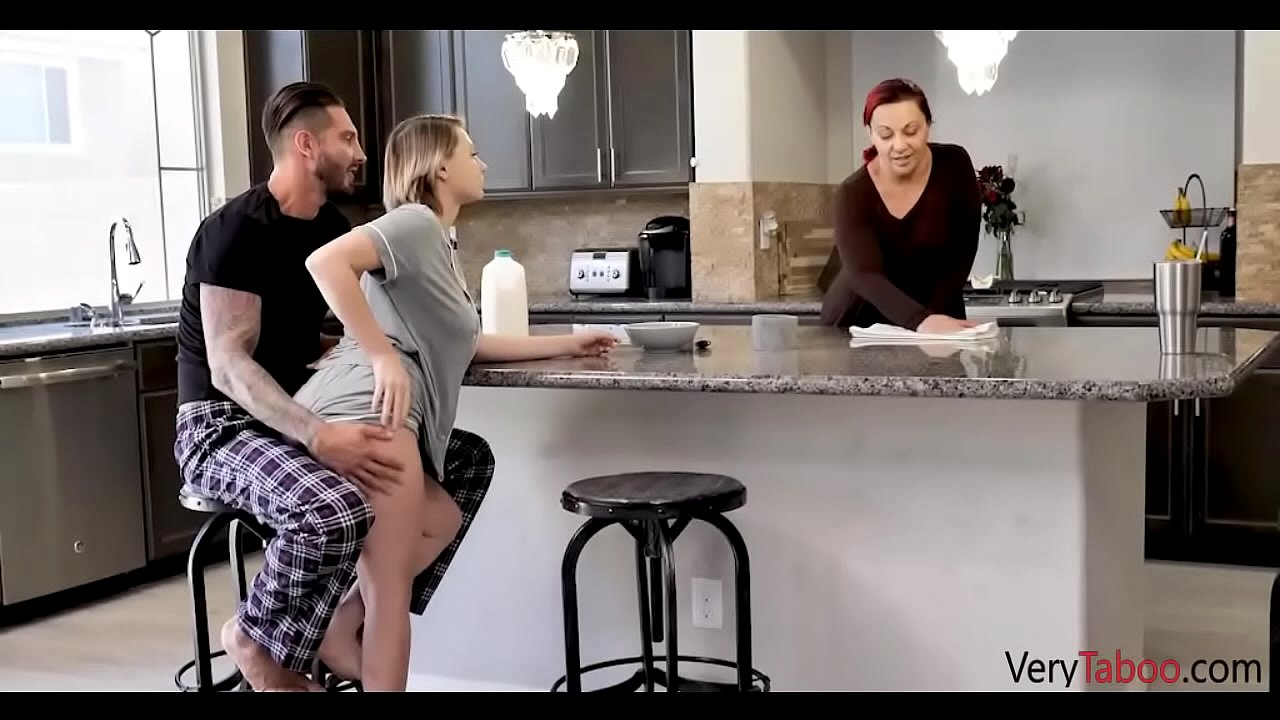 step DAD bends me and fucks me