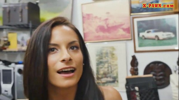 Perky tits babe drilled by pawn keeper