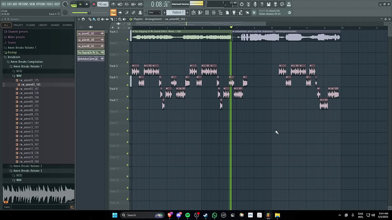 Gay ass breakcore thing i did in 300 seconds