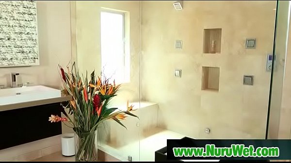 Busty masseuse gives nuru massage 12