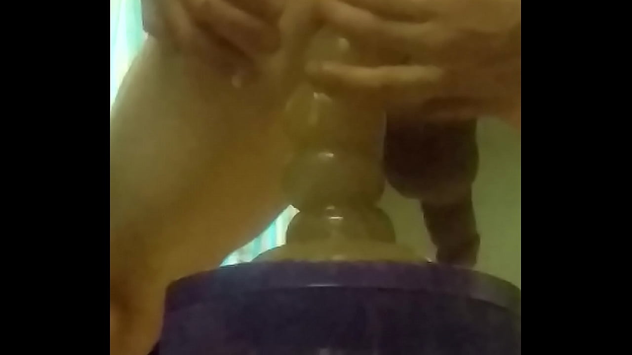 Fucking self with a dildo
