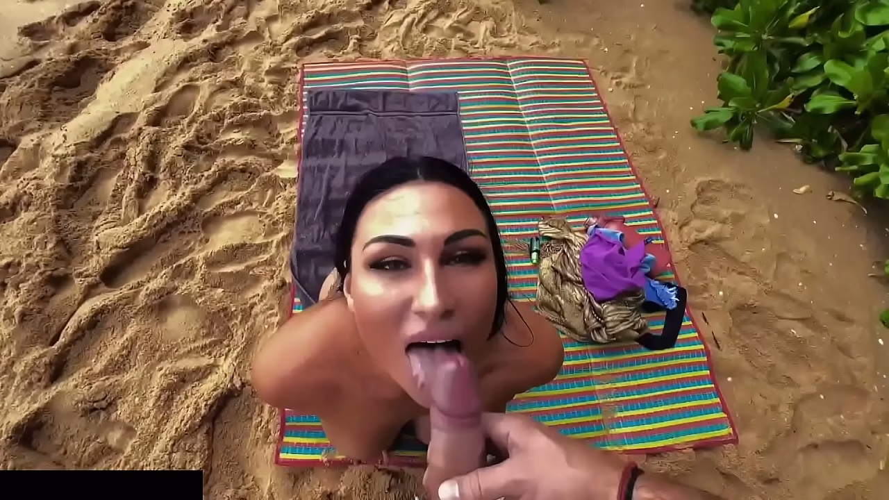 Sex with a stranger on a nudist beach: She undressed on the shore and asked me to rub sunscreen on her back&mdash;I gave her a blowjob and fucked her doggy style