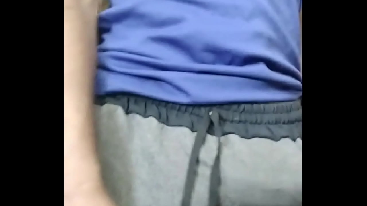 exhibitionism: hairy guy's big cock in the firm's supply room