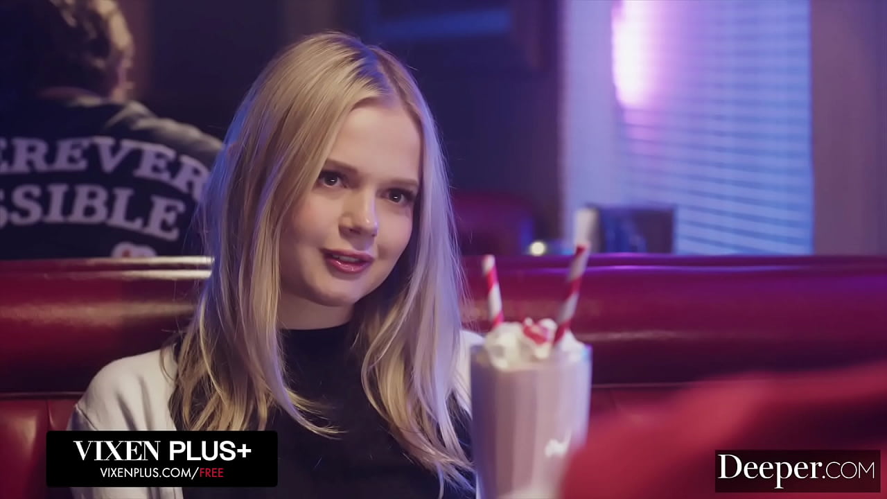 An old-fashioned milkshake date gets a twenty-first century sexual charge when a couple decides to play in public.