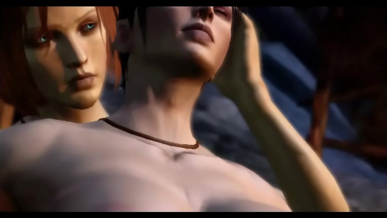 Morrigan-and-Leliana-Lesbian