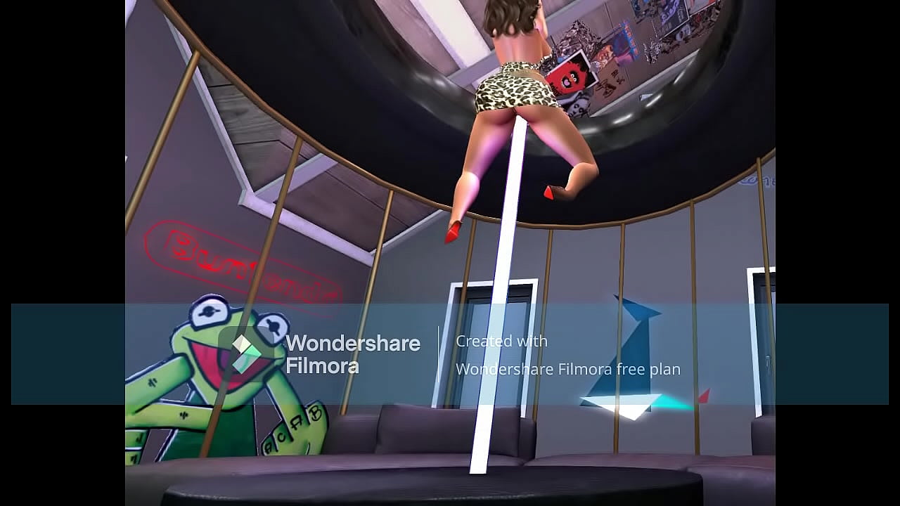 Sexy  girl dance in club