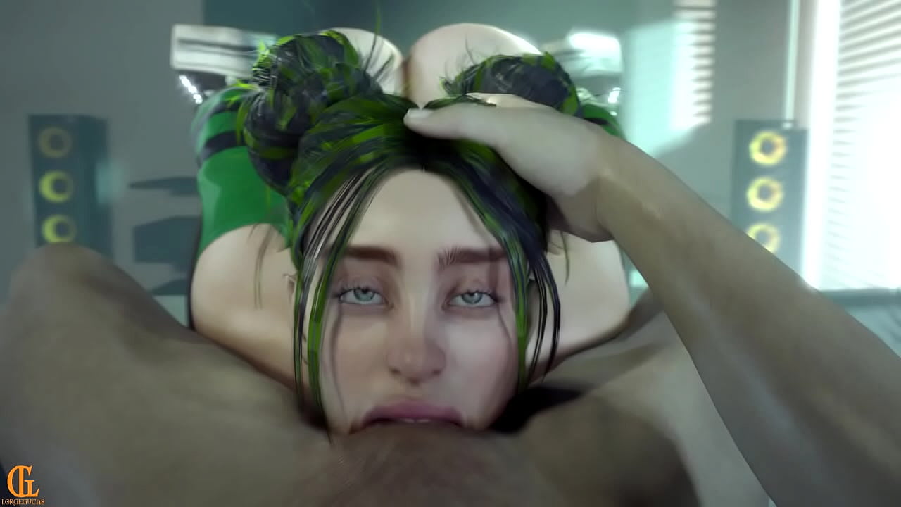 Billie gets a mouth full