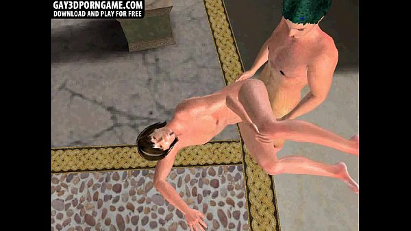 A hot guy gets his ass pounded by a guy with green hair