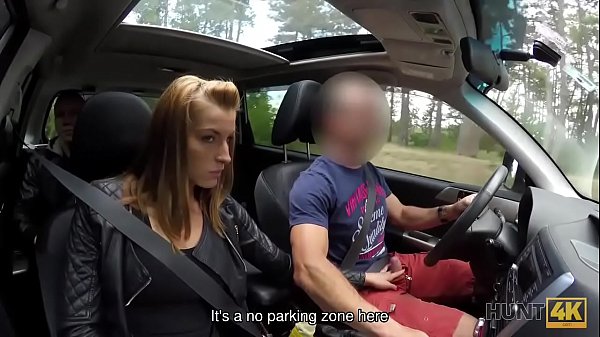 HUNT4K. Hunter seduces blonde at shopping center for dirty sex