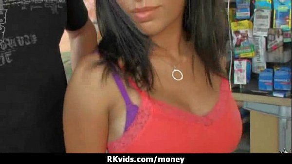 Sexy wild chick gets paid to fuck 3