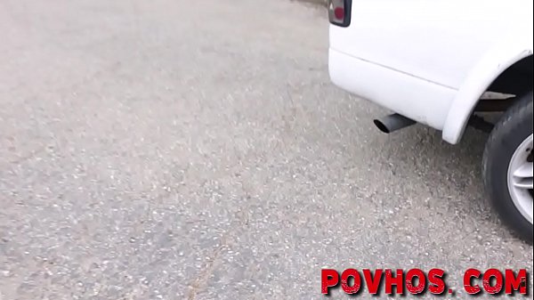 Teen newbie pov gobbles cock and balls and gets plowed