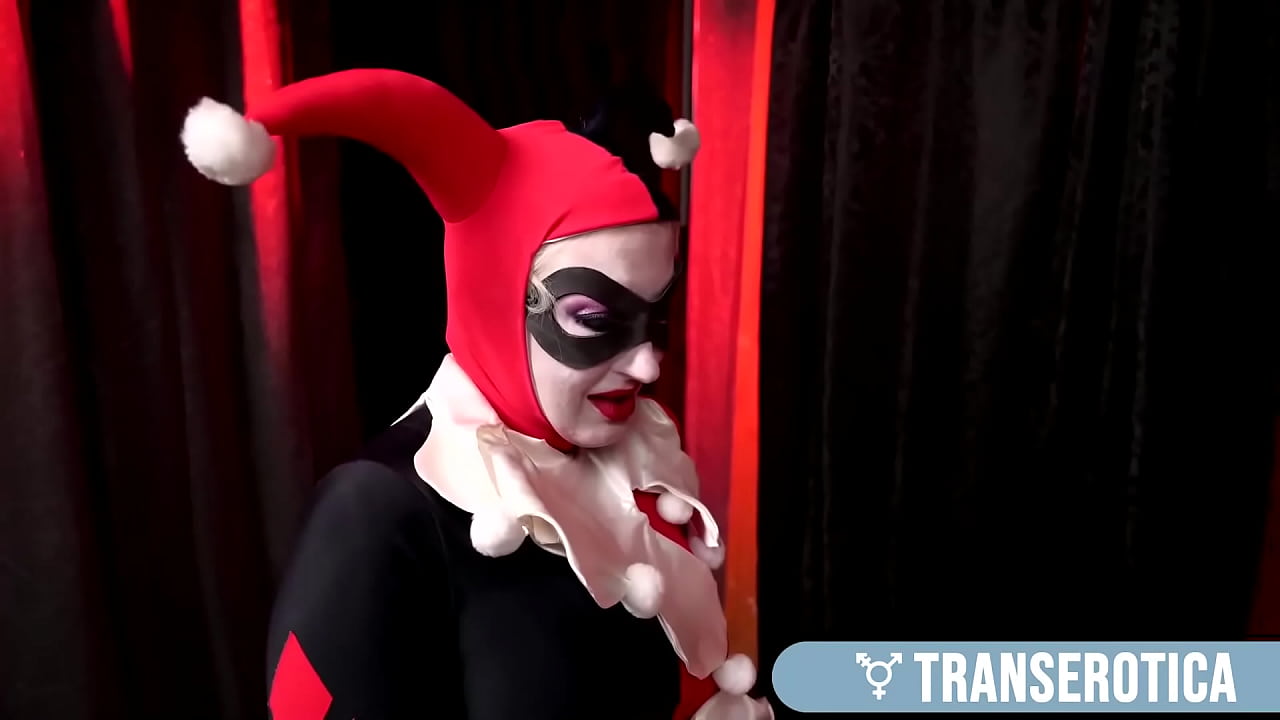 TS Gal Aphrodite Adams Gets Her Ass Wrecked By Leya Falcon's Strap On!