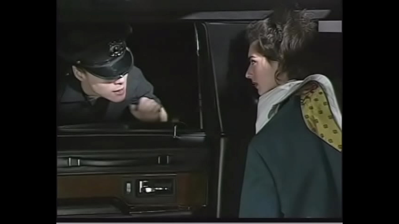 Limo driver gets his thick hard cock sucked in the back of his car then fucks