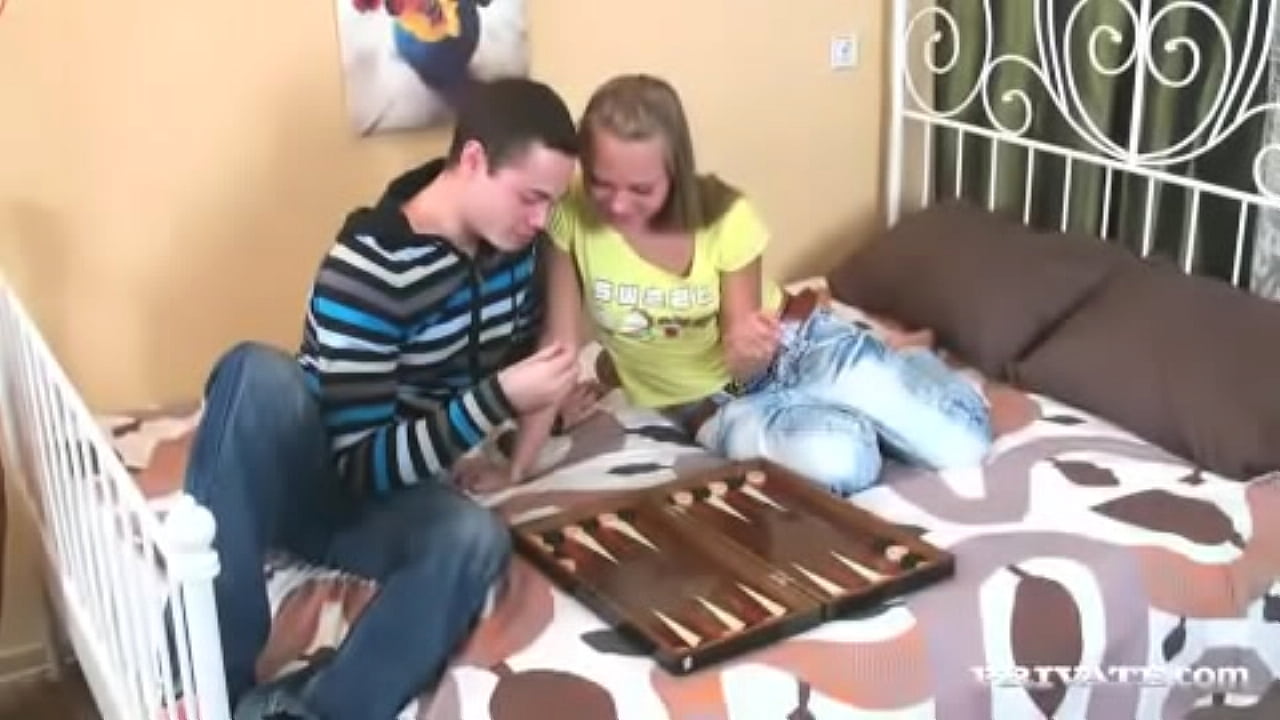 Teen Milla Wins a Game and Gets to Fuck and Suck Her Boyfriend