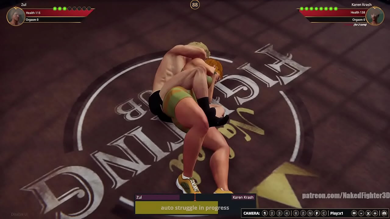 Zul VS Karen [NF3D Mixed MMA Combat]