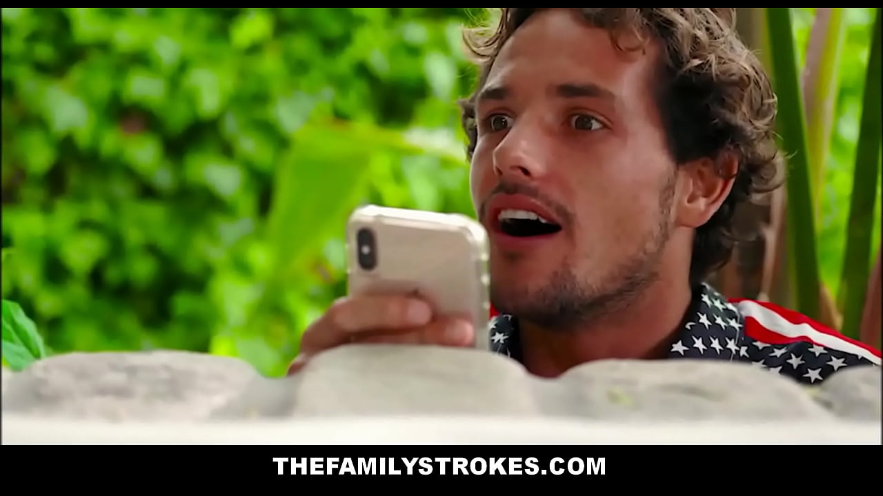 TheFamilyStrokes - Cute Little Tiny Blonde Teen Stepsister And Best Friend Fucked By Step Brother Outdoors