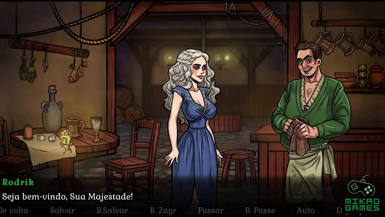 Jogo parodia de Game of Thrones ep 8 Rainha Daenerys Dan&ccedil;arina