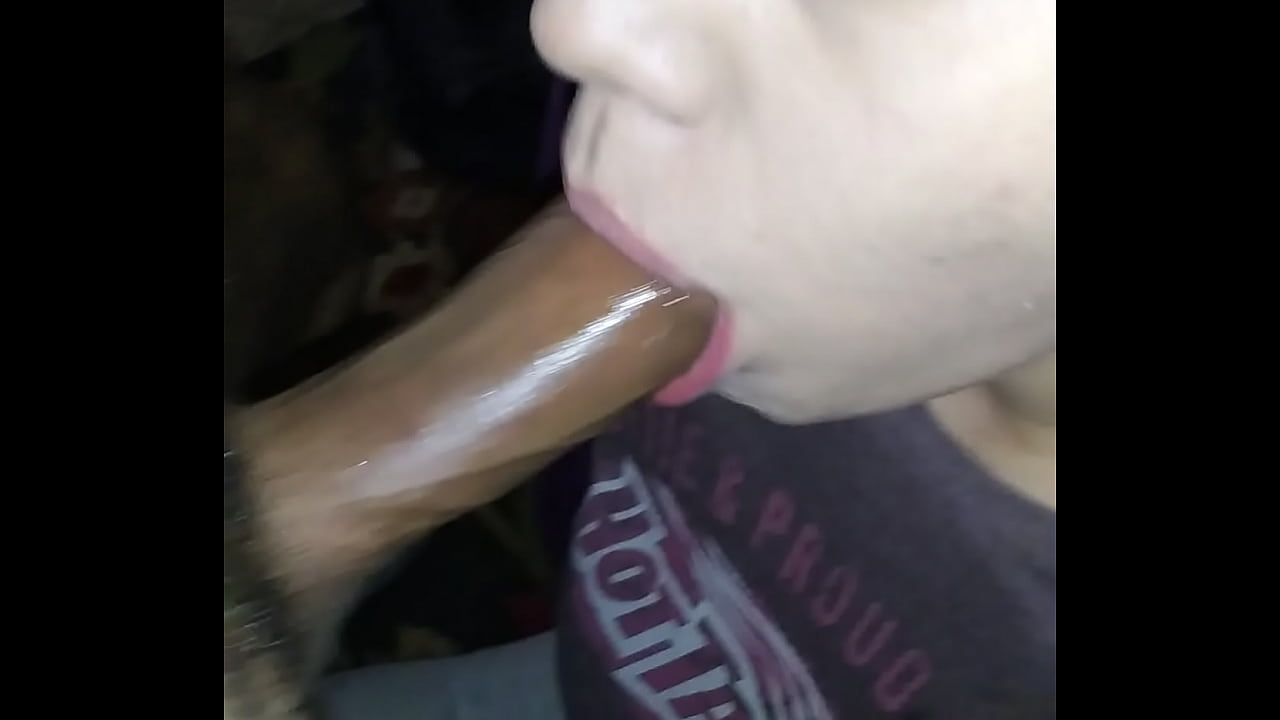 Slave slut deepthroats for cum