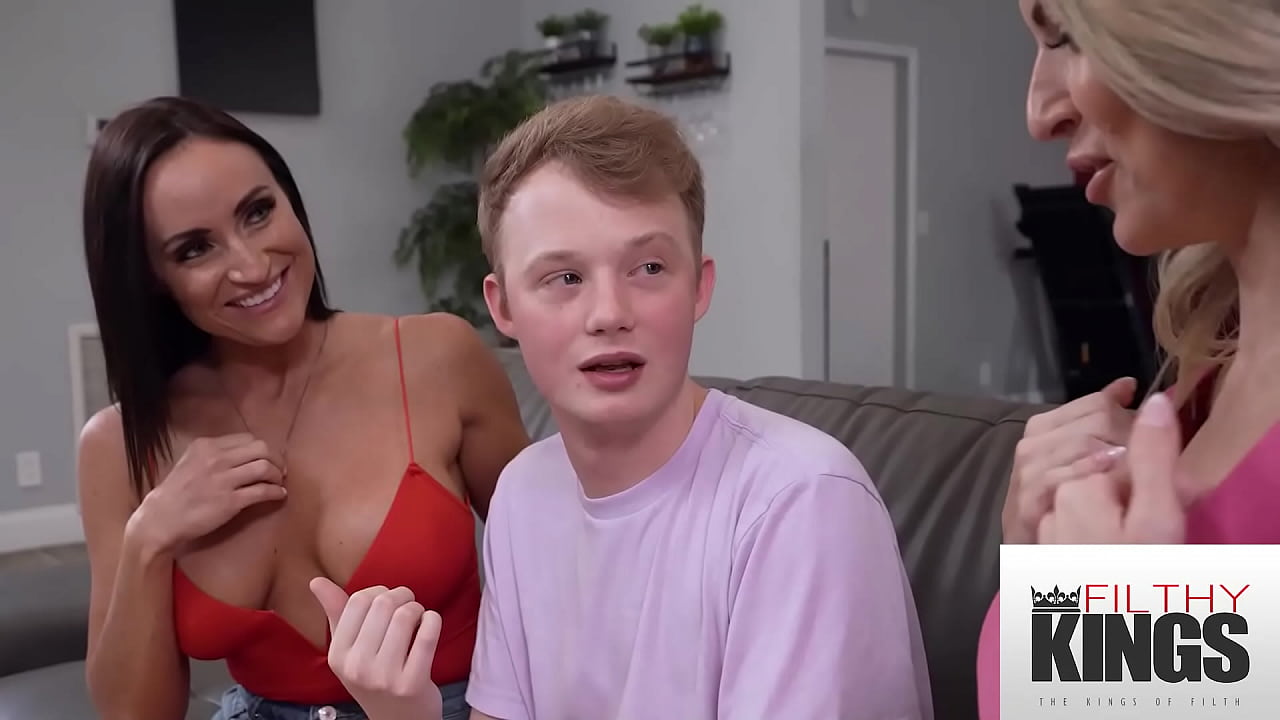 FilthyKings - I Just Had A Threesome With My Busty Stepmom & Her HOT Brunette Friend