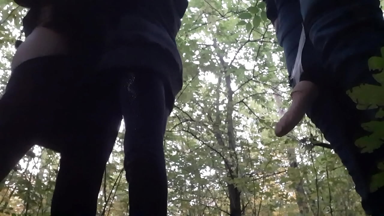 My friend jerks off a strapon when another girl licks my pussy