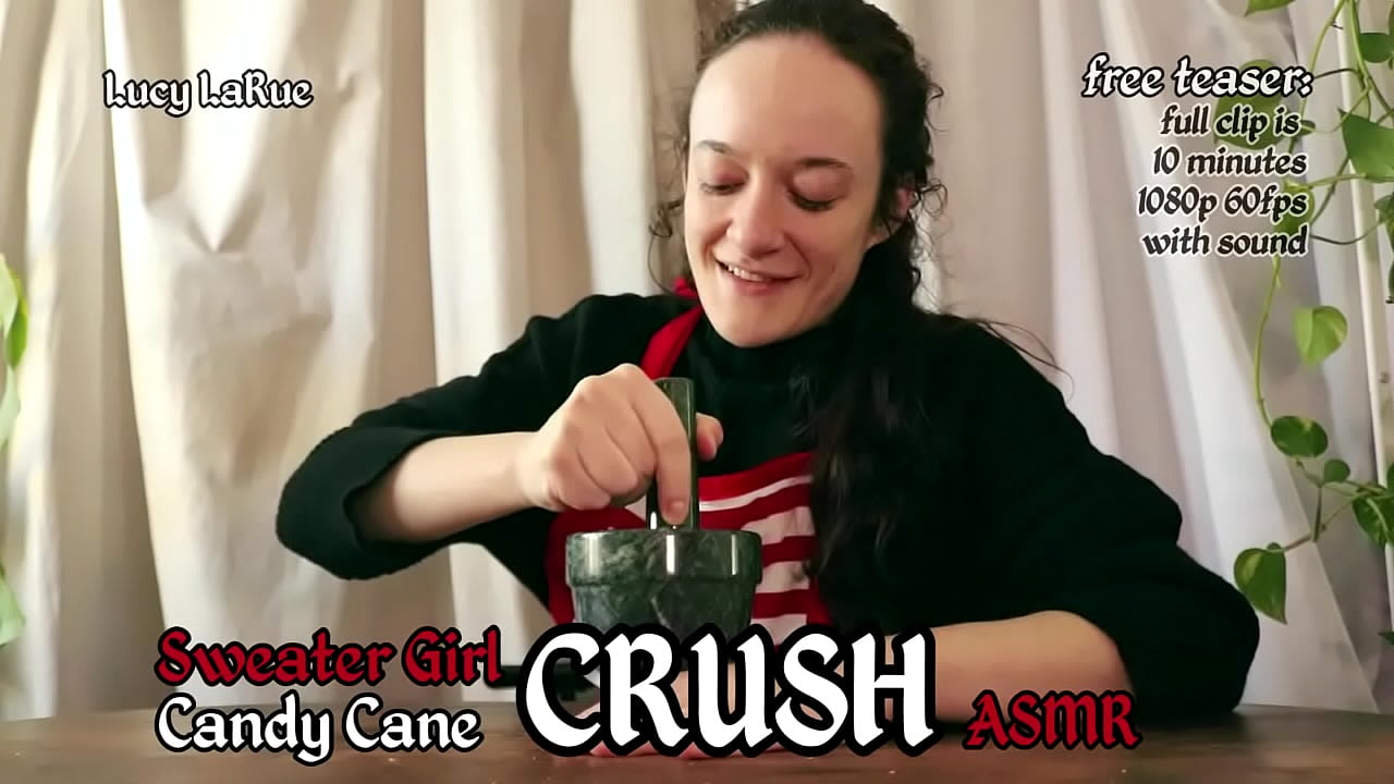 Sweater Girl Candy Cane Crush ASMR