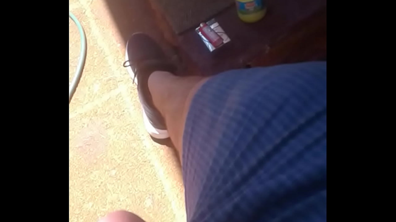 masterbating in outdoors