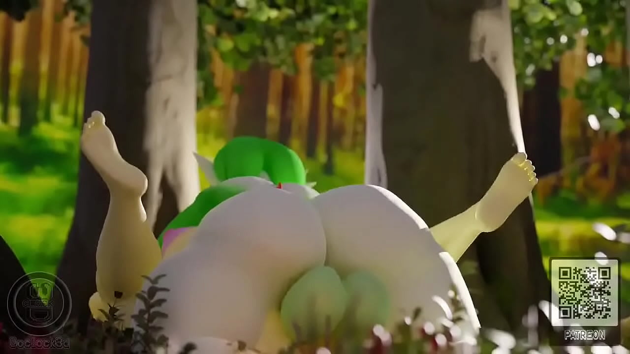 Gardevoir on female in the forest