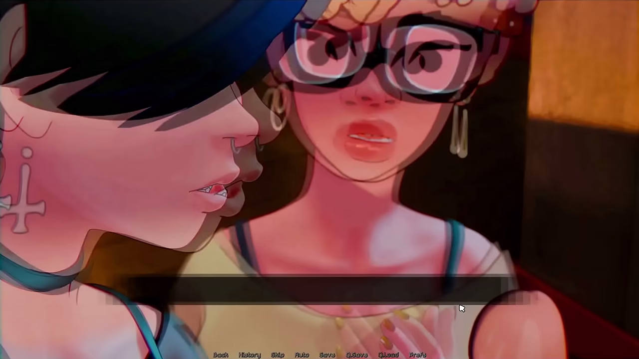 Hooked [ Hentai Game ] Ep.2 GOTH and NERD touch a GIANT COCK for the FIRST TIME in this PORN CASTING !