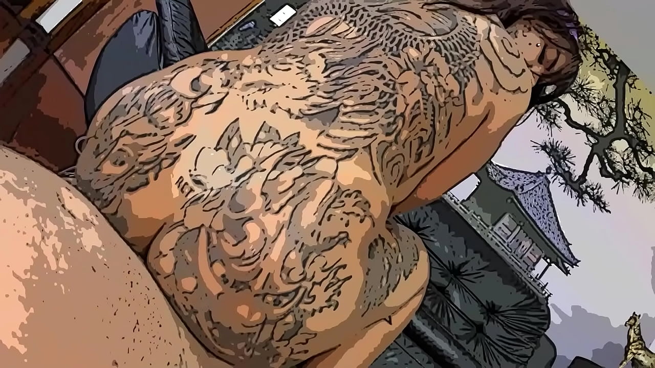 POV com anal intenso com a tatuada - Luizza Saito