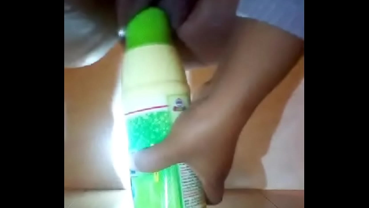 Solo amateur with big bottle